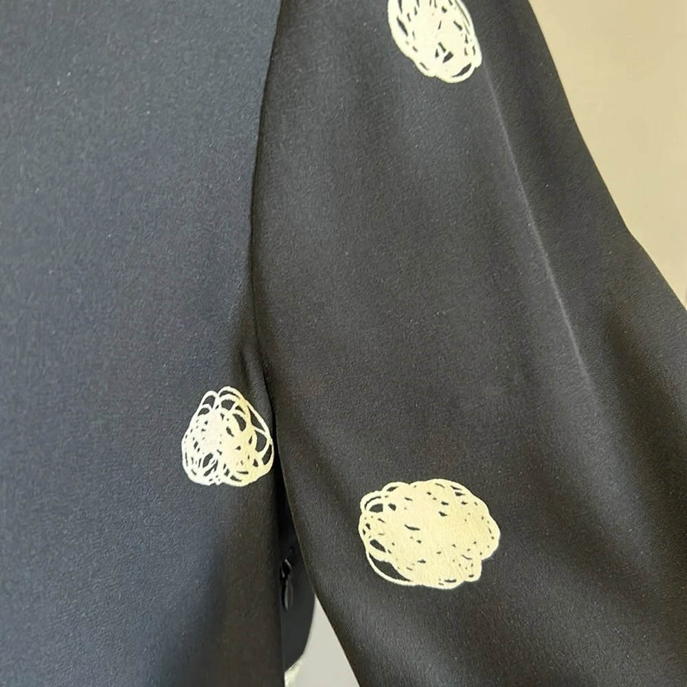 Kate Spade 100% Silk Navy Shift Dress